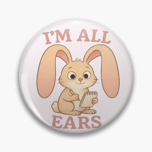 Item preview, I’m All Ears - Attentive Bunny Rabbit designed and sold by Regal Rev.
