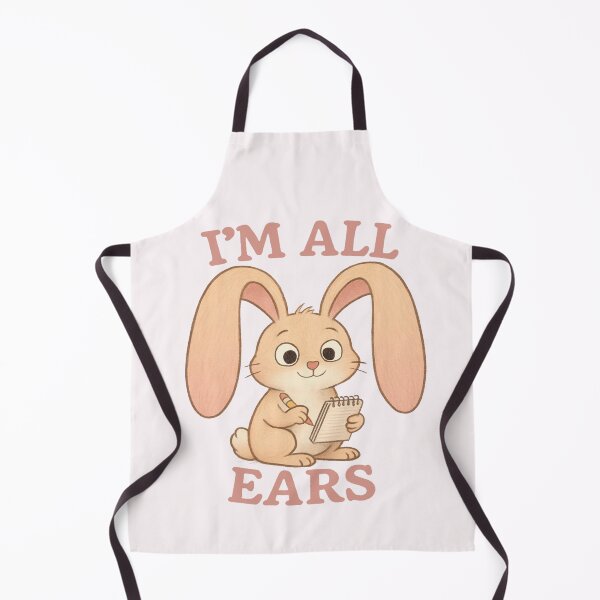 Item preview, I’m All Ears - Attentive Bunny Rabbit designed and sold by Regal Rev.