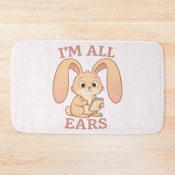 Item preview, I’m All Ears - Attentive Bunny Rabbit designed and sold by Regal Rev.