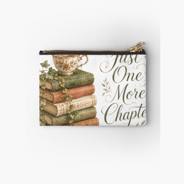 Item preview, Just One More Chapter — Book Lover Gift Botanical Reading designed and sold by DreamelleStudio.