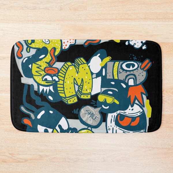 Item preview, doodle smile street art designed and sold by delyo.