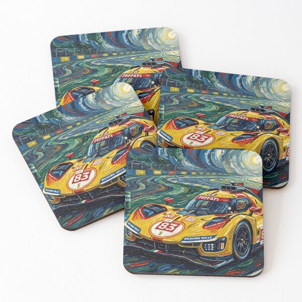 Item preview, Ferrari 499P Le Mans Van Gogh Style designed and sold by HobbyaDois.