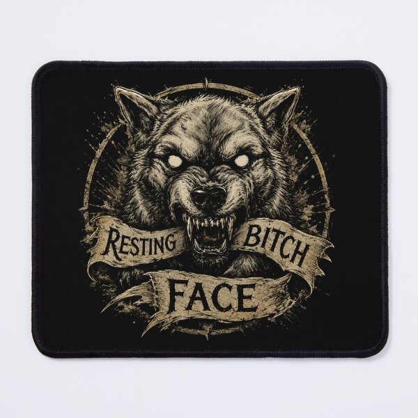 Item preview, Resting Bitch Face werewolf designed and sold by SMARTKIT  DESIGNAGENCY.