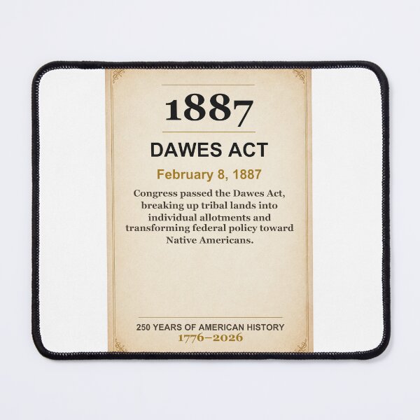 Item preview, America 250 | Dawes Act | 1887 designed and sold by ariksworld.