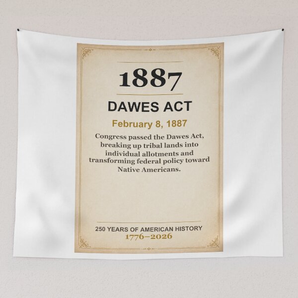 Item preview, America 250 | Dawes Act | 1887 designed and sold by ariksworld.