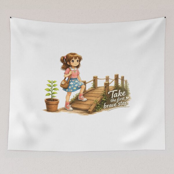 Item preview, Take The First Brave Step designed and sold by Happyfreedom.