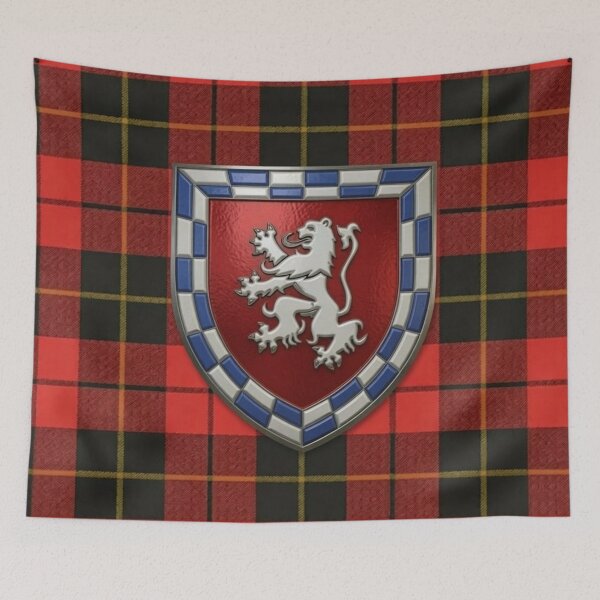 Item preview, Wallace Coat of Arms and Modern Tartan designed and sold by Kirrindy Designs.