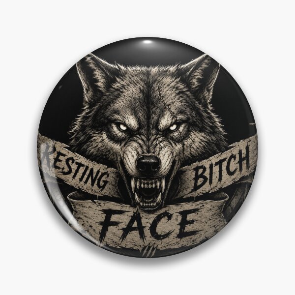 Item preview, Resting Bitch Face werewolf designed and sold by SMARTKIT  DESIGNAGENCY.