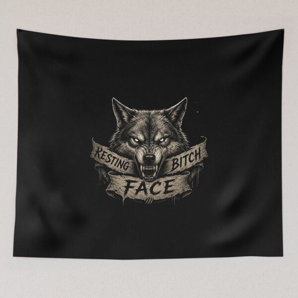 Item preview, Resting Bitch Face werewolf designed and sold by SMARTKIT  DESIGNAGENCY.