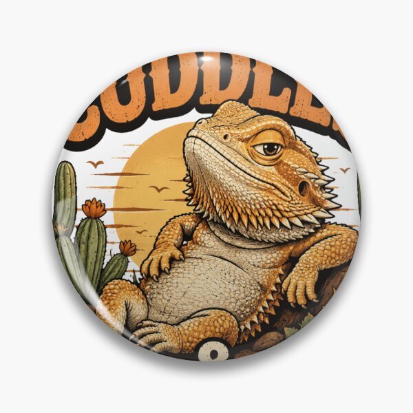 Item preview, Bearded Dragon Crickets Cuddles Side Eye designed and sold by fantasyy.