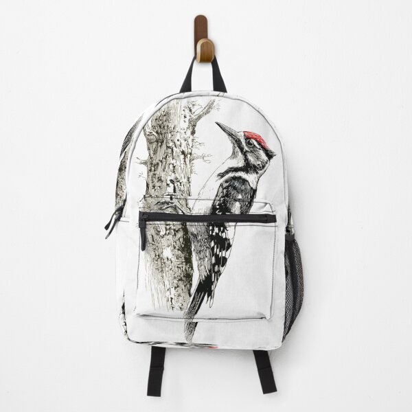 Item preview, A Woodpecker clinging to tree bark, Birds in Motion designed and sold by CDC40.