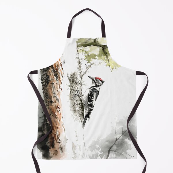 Item preview, A Woodpecker clinging to tree bark, Birds in Motion designed and sold by CDC40.