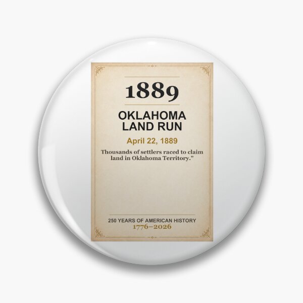 Item preview, America 250 | Oklahoma Land Run | 1889 designed and sold by ariksworld.