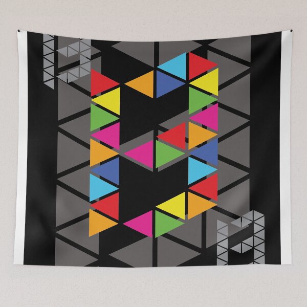 Item preview, Abstract Geometric Triangle Pattern Design designed and sold by PowerAntShop.