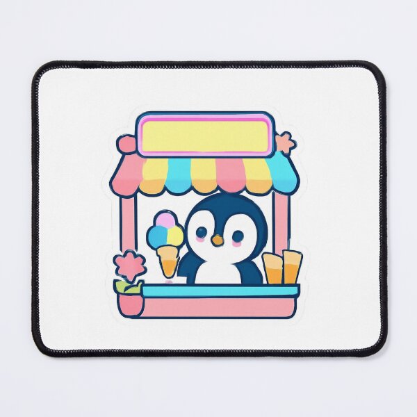 Item preview, Penguin Ice Cream Shop designed and sold by foryouandyours.