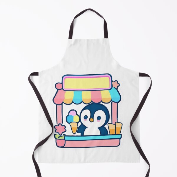 Item preview, Penguin Ice Cream Shop designed and sold by foryouandyours.
