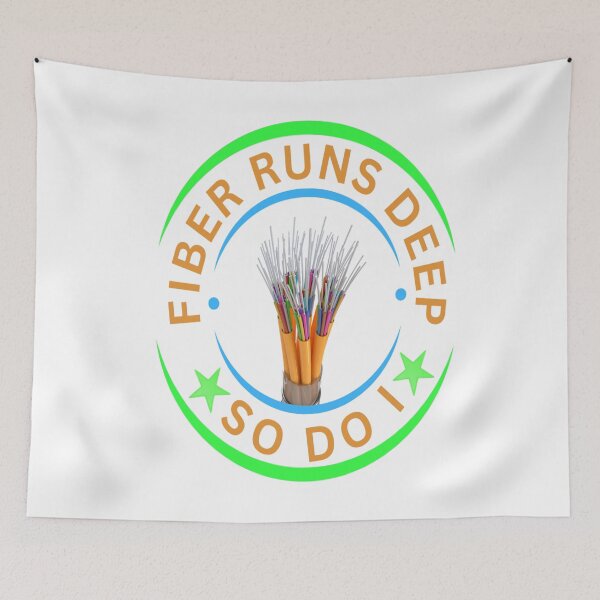 Item preview, Fiber Runs Deep, So Do I designed and sold by FiberatWorkTechs.