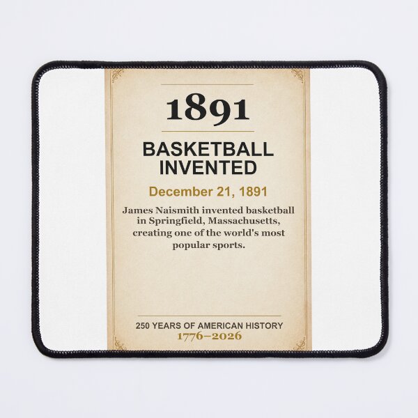 Item preview, America 250 | Basketball Invented | 1891 designed and sold by ariksworld.