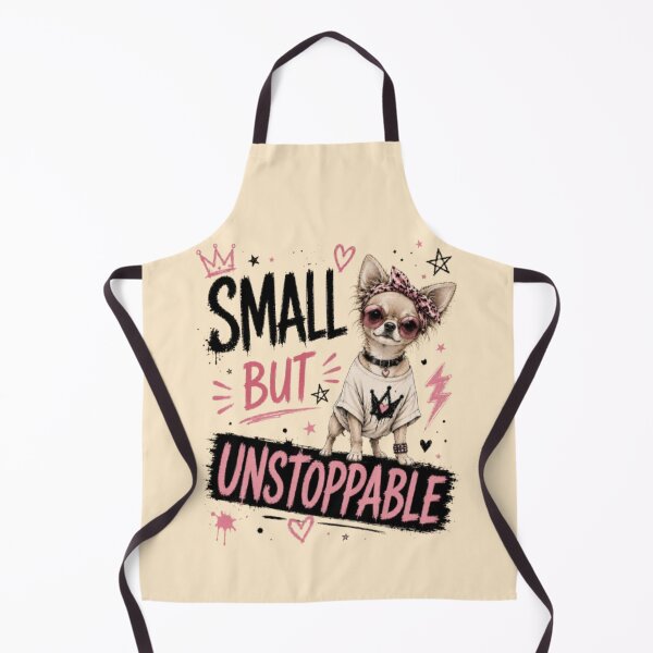 Item preview, Small But Unstoppable – Cute Chihuahua Empowerment Artwork designed and sold by Dogandesighn.