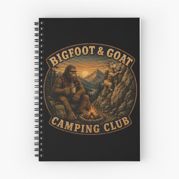 Item preview, Bigfoot & Goat Camping Club – Mountain Climber designed and sold by NicheBloom.