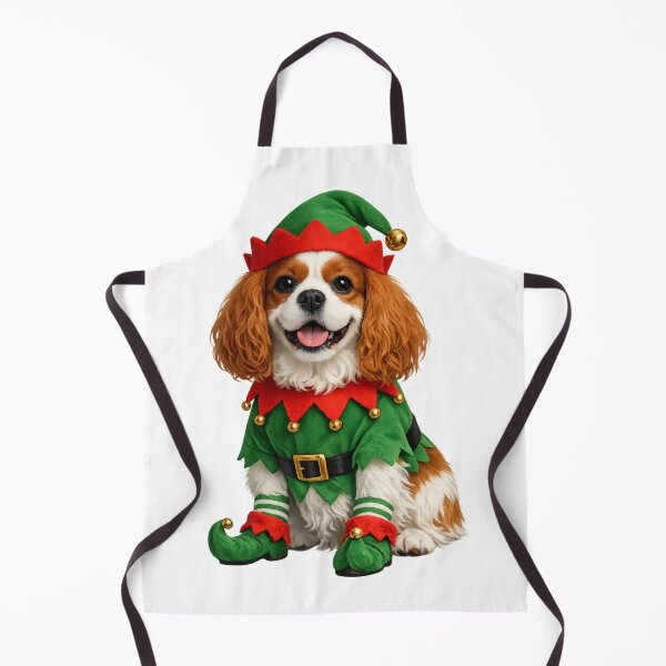 Item preview, Christmas Elf Blenheim Cavalier designed and sold by SpottyRainbow.