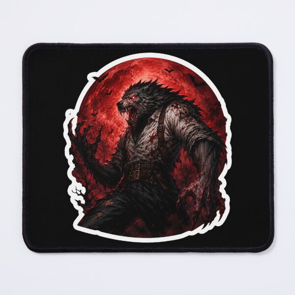 Item preview, Werewolf Halloween Art – Dark Wolf Monster Horror Design designed and sold by SMARTKIT DESIGNAGENCY.