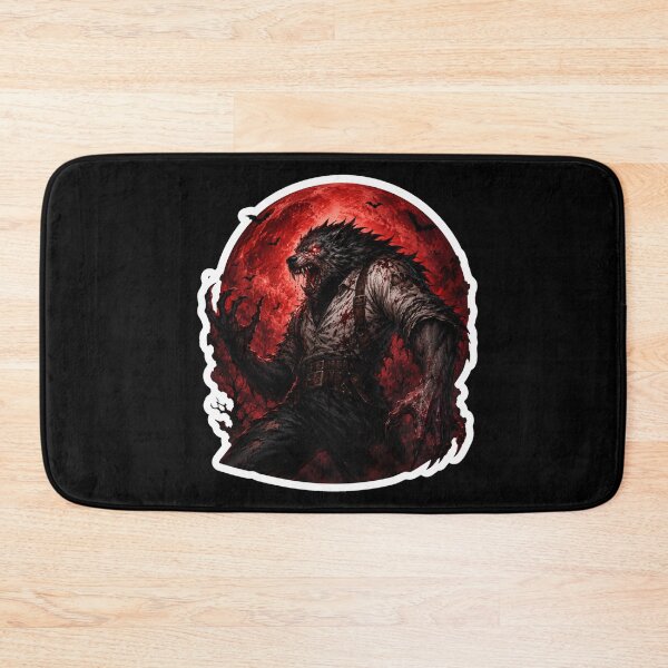 Item preview, Werewolf Halloween Art – Dark Wolf Monster Horror Design designed and sold by SMARTKIT  DESIGNAGENCY.