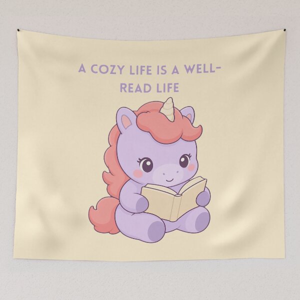 Item preview, A cozy life is a well-read life designed and sold by creativityisfun.