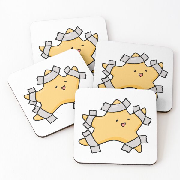 Item preview, Cute Kawaii Taped Yellow Starfish Animal designed and sold by Sleepy-Town.