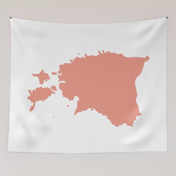 Item preview, Estonia Love in Coral designed and sold by Maren Misner.
