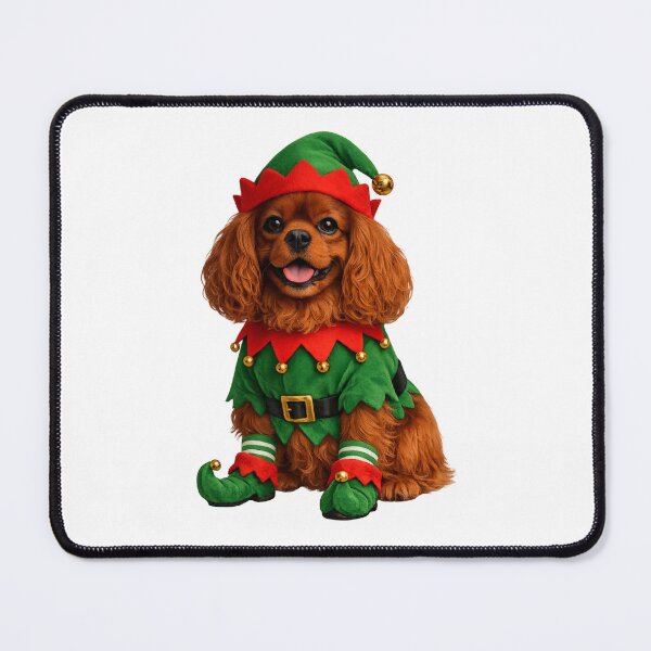 Item preview, Christmas Elf Ruby Cavalier designed and sold by SpottyRainbow.
