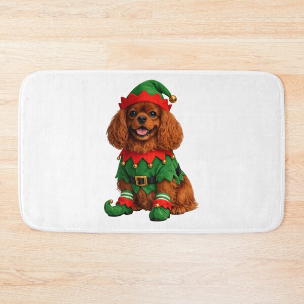 Item preview, Christmas Elf Ruby Cavalier designed and sold by SpottyRainbow.