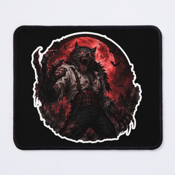 Item preview, Werewolf Halloween Art – Dark Wolf Monster Horror Design designed and sold by SMARTKIT DESIGNAGENCY.