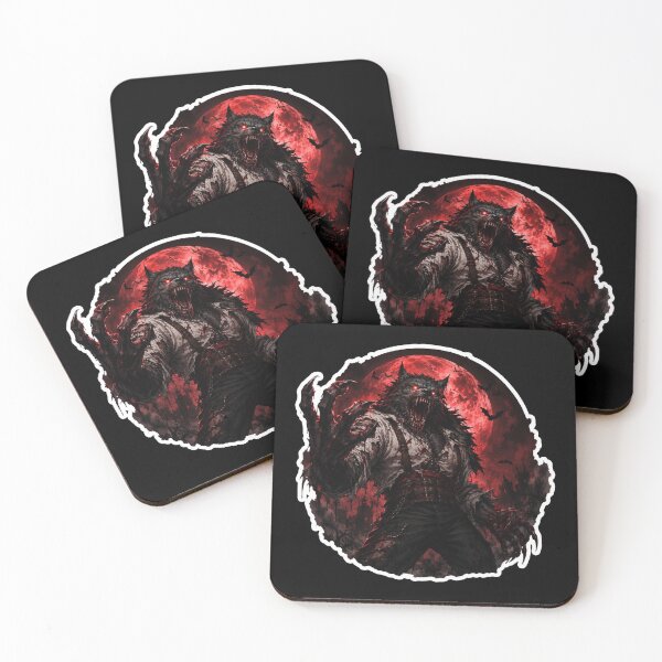 Item preview, Werewolf Halloween Art – Dark Wolf Monster Horror Design designed and sold by SMARTKIT  DESIGNAGENCY.