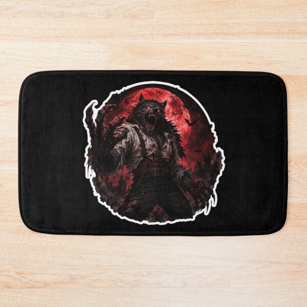 Item preview, Werewolf Halloween Art – Dark Wolf Monster Horror Design designed and sold by SMARTKIT  DESIGNAGENCY.