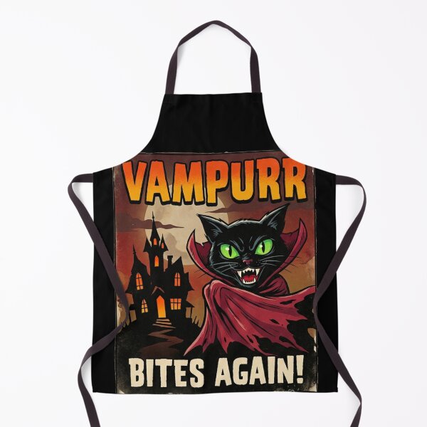 Item preview, Vintage Vampurr Bites Again Halloween Cat Shirt designed and sold by TeNovaStudio.