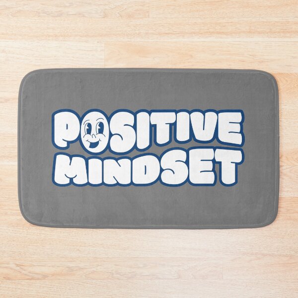 Item preview, Positive Mindset Retro Typography Design designed and sold by PrintandJoy.