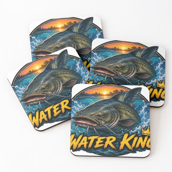 Item preview, Water King Catfish – Majestic Fishing Adventure Graphic Design designed and sold by Karszul.