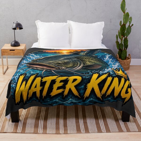 Item preview, Water King Catfish – Majestic Fishing Adventure Graphic Design designed and sold by Karszul.