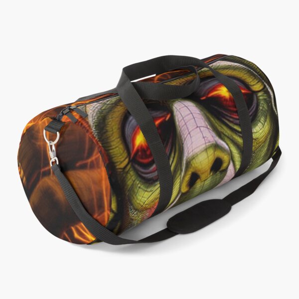 Item preview, Classic Halloween Frankenstein With Fire And Red Moon designed and sold by GaffaDesigns.