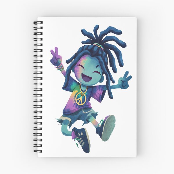 Item preview, Happy dreaded hippie girl designed and sold by SPECIEZ.