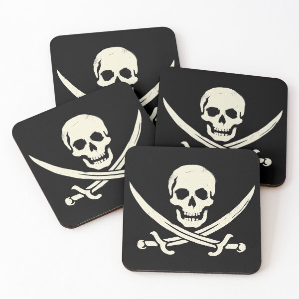 Item preview, Vintage Jolly Roger Pirate Skull Swords Shirt designed and sold by TeNovaStudio.