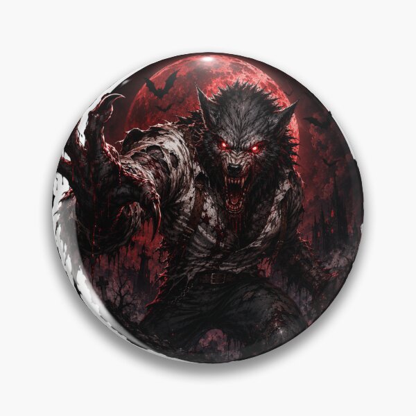 Item preview, Werewolf Halloween Art – Dark Wolf Monster Horror Design designed and sold by SMARTKIT  DESIGNAGENCY.