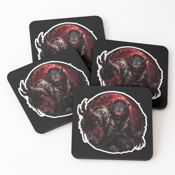 Item preview, Werewolf Halloween Art – Dark Wolf Monster Horror Design designed and sold by SMARTKIT  DESIGNAGENCY.
