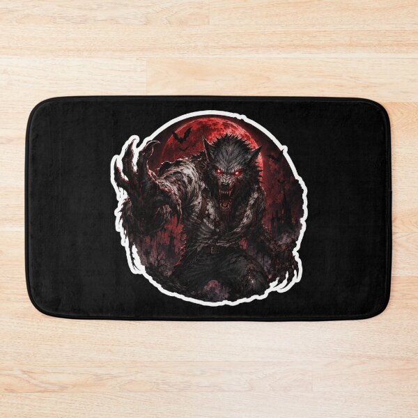 Item preview, Werewolf Halloween Art – Dark Wolf Monster Horror Design designed and sold by SMARTKIT  DESIGNAGENCY.