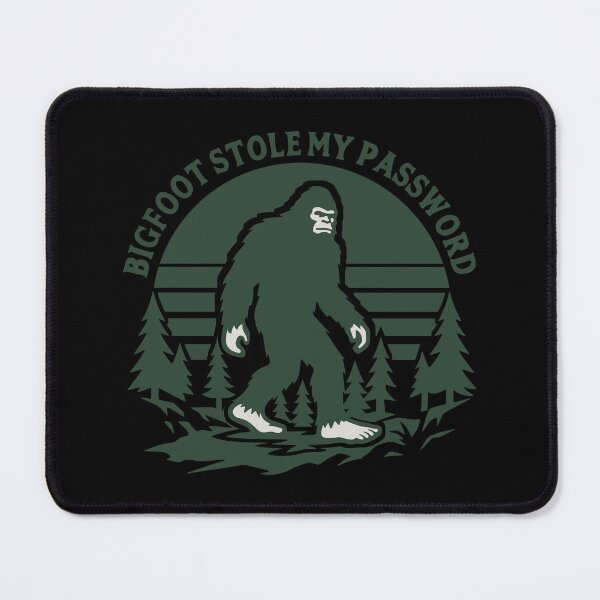 Item preview, Bigfoot Stole My Password Retro 1970s Tech Humor For IT Professionals designed and sold by roarsomethings.