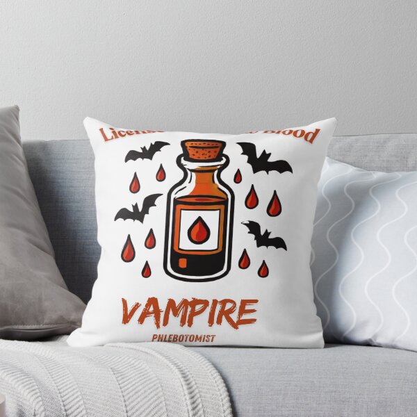 Item preview, Licensed To Draw Blood Vampire Phlebotomist designed and sold by fantasyy.