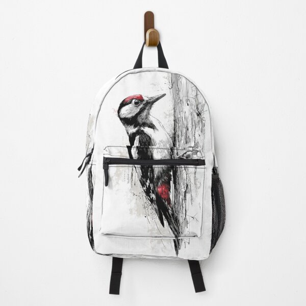 Item preview, A Woodpecker clinging to tree bark, Birds in Motion designed and sold by CDC40.