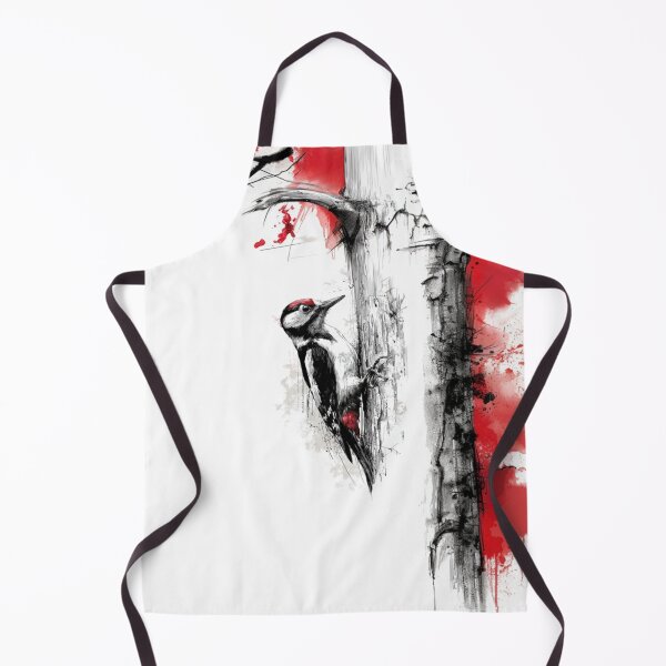 Item preview, A Woodpecker clinging to tree bark, Birds in Motion designed and sold by CDC40.