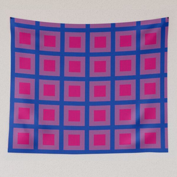 Item preview, Bisexual Pride Geometric Square Pattern designed and sold by SweetLilith.